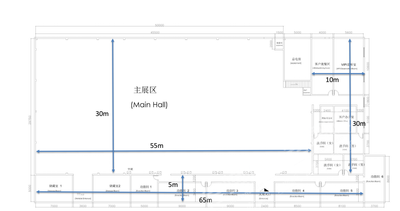 上海西贝空间展厅场地尺寸图5